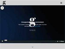 Tablet Screenshot of ginusdesign.com